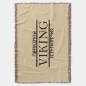 Couverture Viking Runes Blanket (devant Vertical)