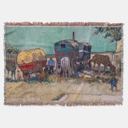 Couverture Vincent van Gogh - Caravanes, camp de gitans près (Devant)