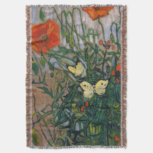 Couverture Vincent van Gogh - Papillons et Coquelicots (devant Vertical)