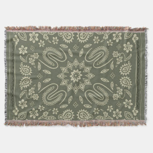 Couverture vintage à motif paisley, Fleece & Sherp