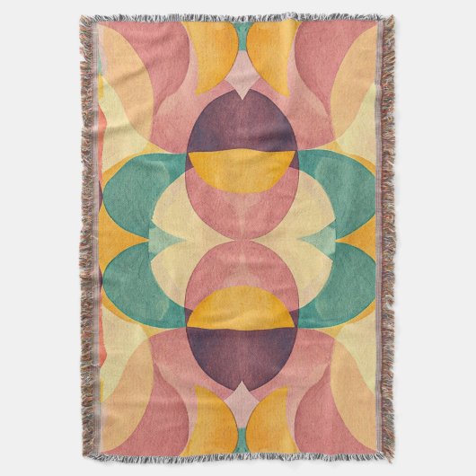 Couverture Vintage Abstract Pattern (devant Vertical)