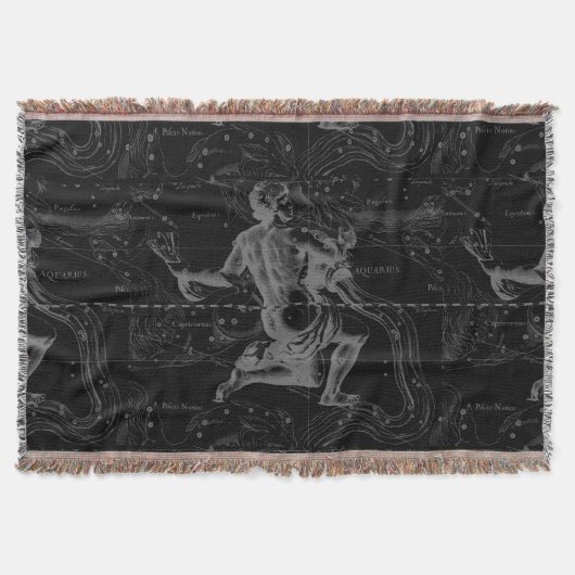 Couverture Vintage Aquarius Constellation Hevelius circa 1690 (Devant)