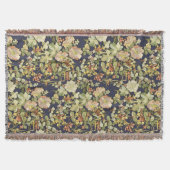 Couverture Vintage Art Nouveau Mucha Honeysuckle Motif (Devant)