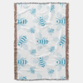 Couverture Vintage Bee Botanical Blue (1) (devant Vertical)
