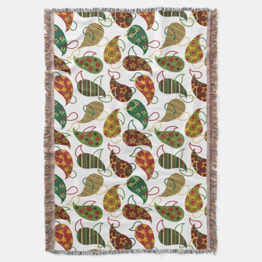 Couverture Vintage Christmas Paisley (devant Vertical)