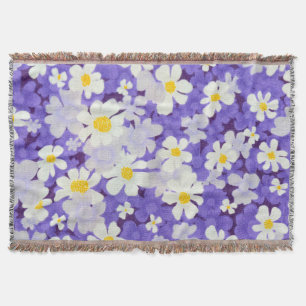 Couverture Vintage coloré : Motif Fleur sans couture