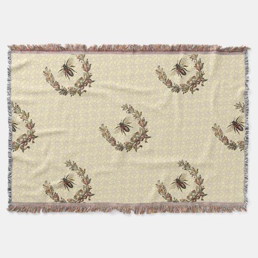 Couverture Vintage couronne d'abeilles (Devant)