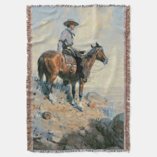 Couverture Vintage Cowboy, Sentinel des Plaines Par Dunton (devant Vertical)