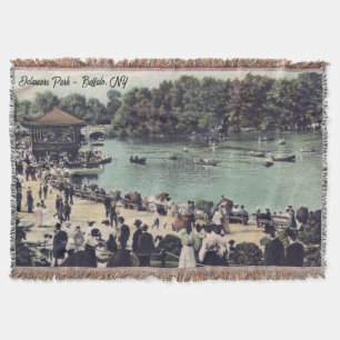 Couverture Vintage Delaware Park à Buffalo Jeter Blanket