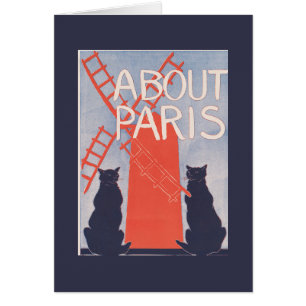 Couverture vintage du livre de Paris