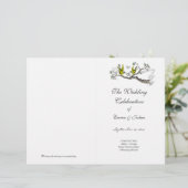 Couverture vintage du programme Jaune et Gris (Debout devant)