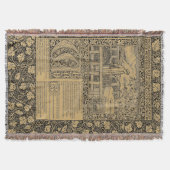 Couverture Vintage feuille de chaucer par Kelmscott Press (Devant)