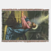 Couverture Vintage Jésus Christ prier, Jardin de Gethsémani (Devant)