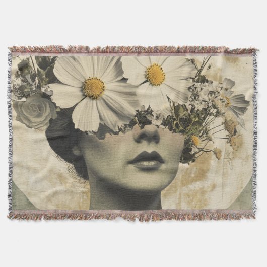 Couverture Vintage Lune - Boho Vintage Élégance (Devant)