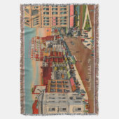 Couverture Vintage Main Street à Buffalo Jeter Blanket (devant Vertical)