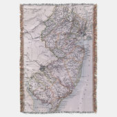 Couverture Vintage Map of New Jersey (devant Vertical)