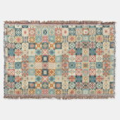 Couverture Vintage, patchwork, paré (Devant)