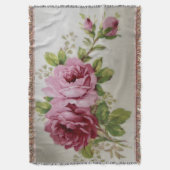 Couverture Vintage Rose Elegance  (devant Vertical)