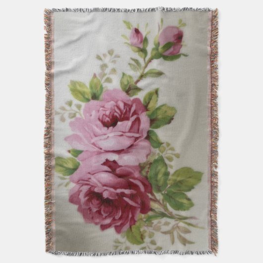 Couverture Vintage Rose Elegance (devant Vertical)