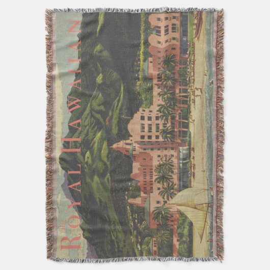 Couverture Vintage Royal Hawaiian Throw (devant Vertical)