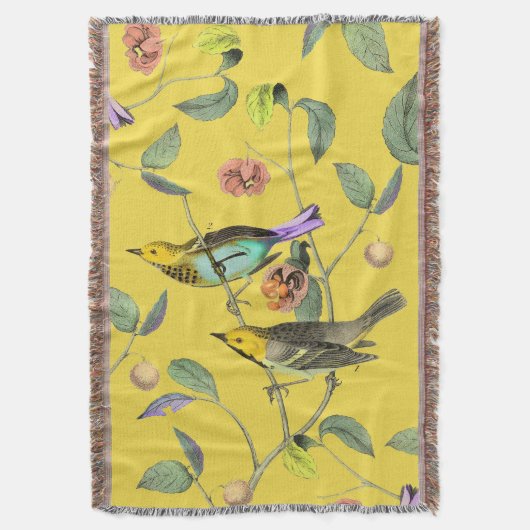 Couverture Vintage Songbird Pale Yellow (devant Vertical)