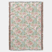 Couverture Vintage style neutral floral pattern (devant Vertical)