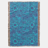 Couverture Vintage turquoise couleur violet foncé (devant Vertical)
