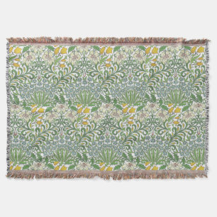 Couverture Vintage William Morris Flowers Jardin Wallpaper