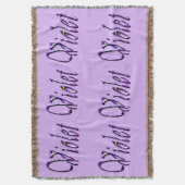 Couverture Violet Floral Violet, (devant Vertical)