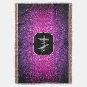 Couverture Violet rose ombre faux parties scintillant scintil (devant Vertical)