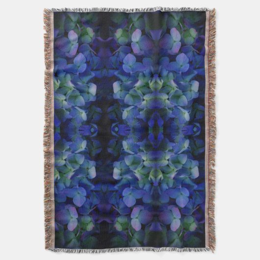 Couverture Violet violet rose bleu hydrangée fleurie (devant Vertical)