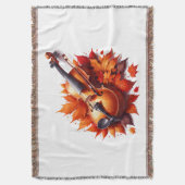 Couverture Violon dans le lit de feuilles (devant Vertical)