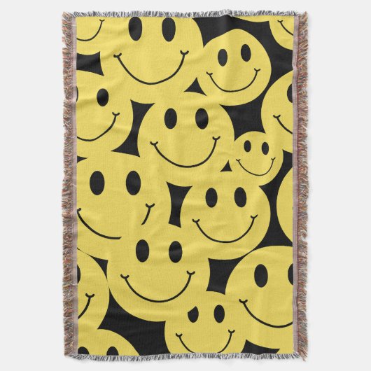Couverture visage jaune heureux sourit noir (devant Vertical)