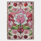 Couverture Vitrail floral de la Saint-Valentin (devant Vertical)