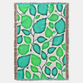 Couverture Vivid Elegance Feuille Motif (devant Vertical)