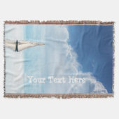 Couverture Voile calme avec ciel bleu (Devant)