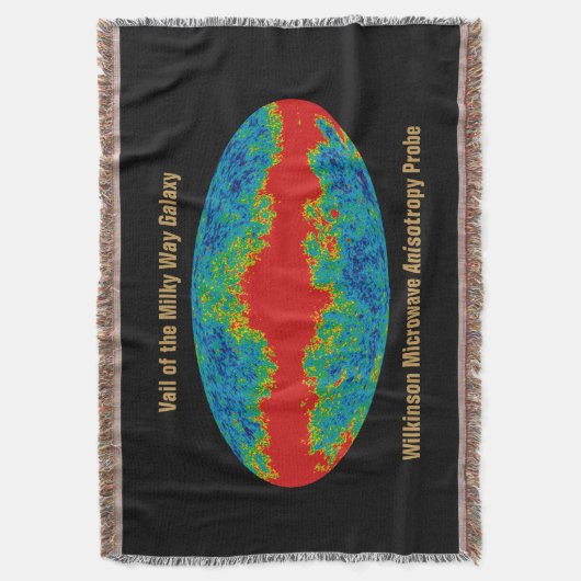 Couverture Voile Galaxy Voie Lactée sur l'univers WMAP (devant Vertical)