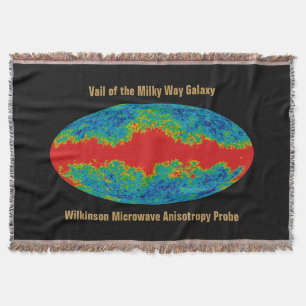 Couverture Voile Galaxy Voie Lactée sur l'univers WMAP