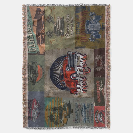 Couverture Voiture classique rétro (devant Vertical)