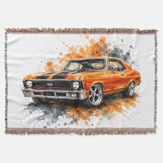 Couverture Voiture Musclée Américaine (Devant)