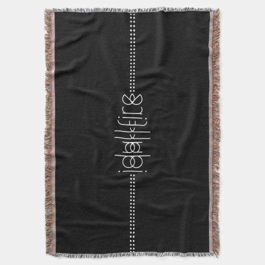 Couverture Votre nom en tant que glyphes Aliens Unique Noir (devant Vertical)