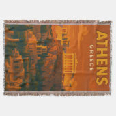 Couverture Voyage à Athènes Grèce Rétro (Devant)