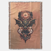 Couverture Voyage mystique de temps avec ailes, montre steamp (devant Vertical)