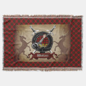 Couverture Wallace Clan Badge & Tartan Lance Blanket (Devant)
