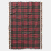 Couverture Wallace Red W Original Scottish Tartan (devant Vertical)