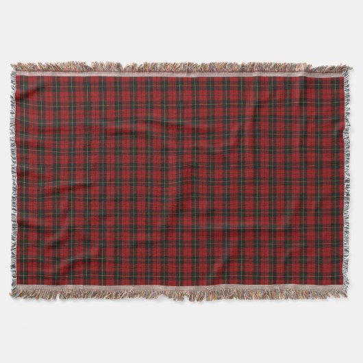 Couverture Wallace Tartan Scottish Clan Plaid Pattern (Devant)