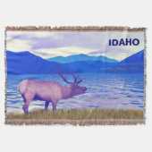 Couverture Wapiti (Elk) Sur Le Lac (Devant)