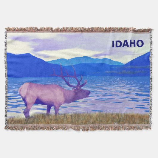 Couverture Wapiti (Elk) Sur Le Lac (Devant)