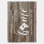 Couverture Washington DC Ville Natale Personnalisé Aspect Boi (devant Vertical)