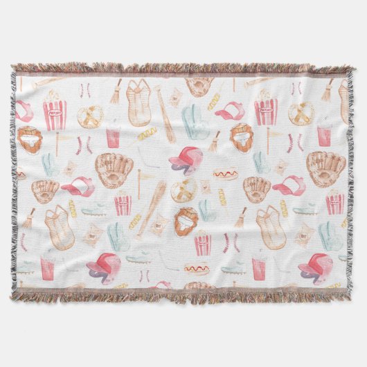 Couverture Watercolor Baseball (Devant)